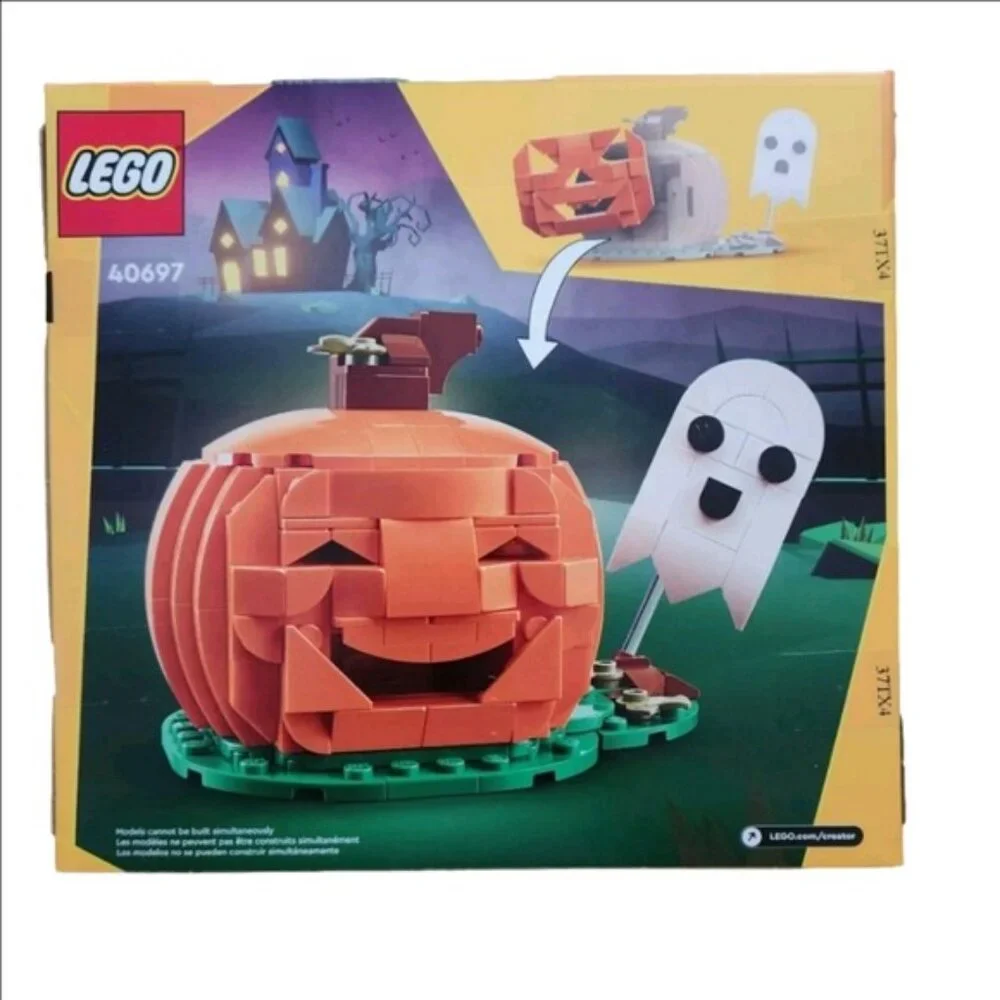 Lego Creator 40697 Halloween Pumpkin with Light Brick! 254 pc.
